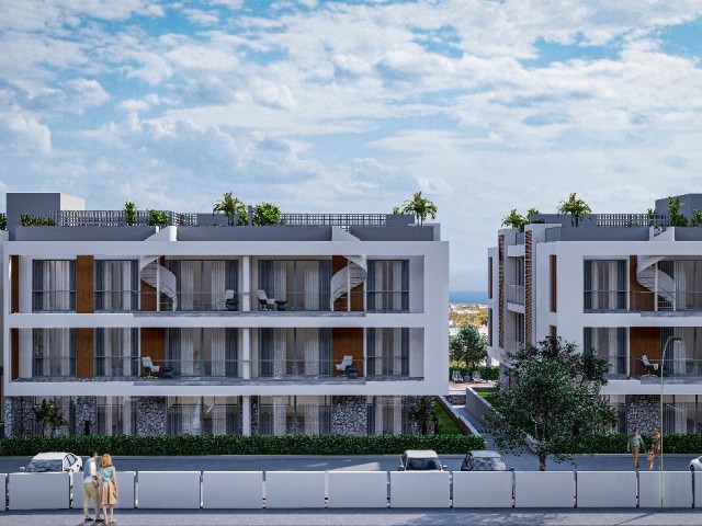 Alsancak Ta Dağ ve Deniz Manzaralı Özel Site İçerisinde Satılık 2+1 Penthouse Daire