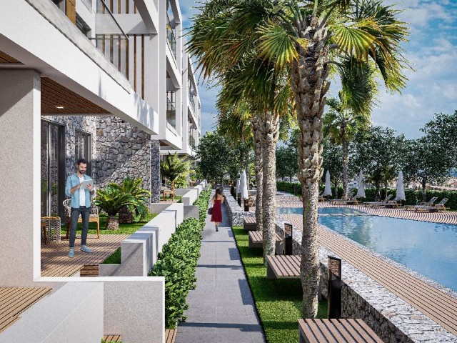 Alsancak Ta Dağ ve Deniz Manzaralı Özel Site İçerisinde Satılık 2+1 Penthouse Daire