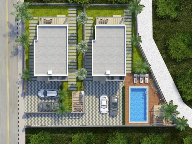 3+1 Villla for sale in Alsancak 