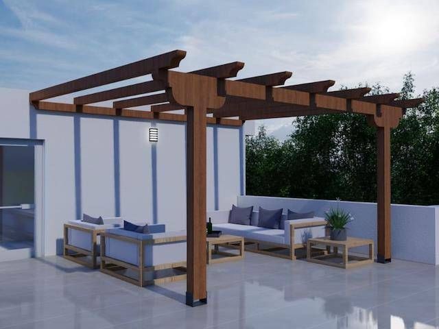 2+1 Wohnung zum Verkauf mit privatem Garten auf einem Grundstück mit Pool in Kyrenia Aslancak