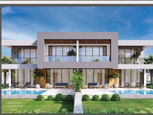 3 bedrooms villa duplex with private pool , yeniboğaziçi, 307000£ with payment facilities. 