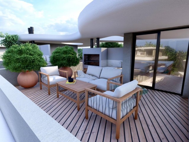 Townhouses 3+1 olive garden modern architecture 220000£ kyrenia lapta