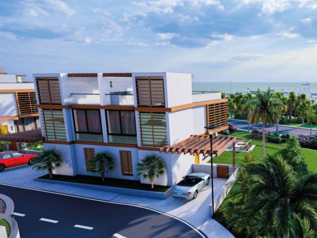 Akol Marine 24 luxury villas 3+1 with private pools, turkish title deeds, sea view 540000£