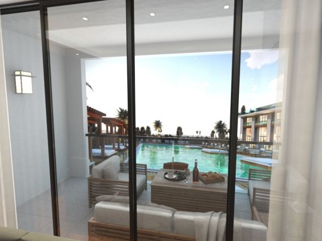 Olivia court complex 2+1 apartments with pool, gym,playground and café. 145000£ lapta kyrenia