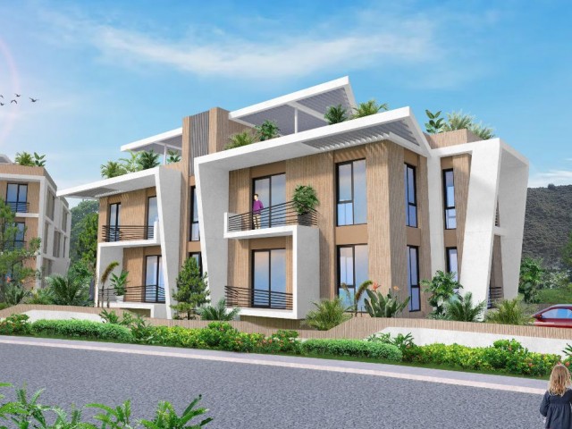 Mountain Hill 2+1 daireler 97000£ girne Alsancak