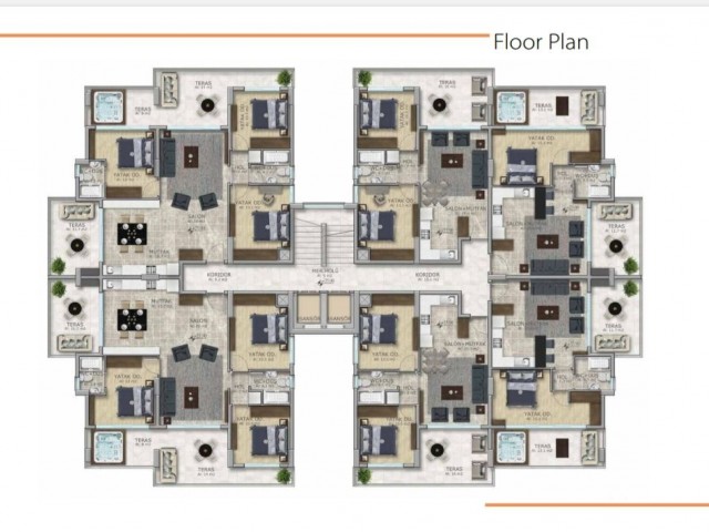 Phoenix Tower Girne Merkez 1+1 2+1 3+1 fiyatları 112000 - 299000