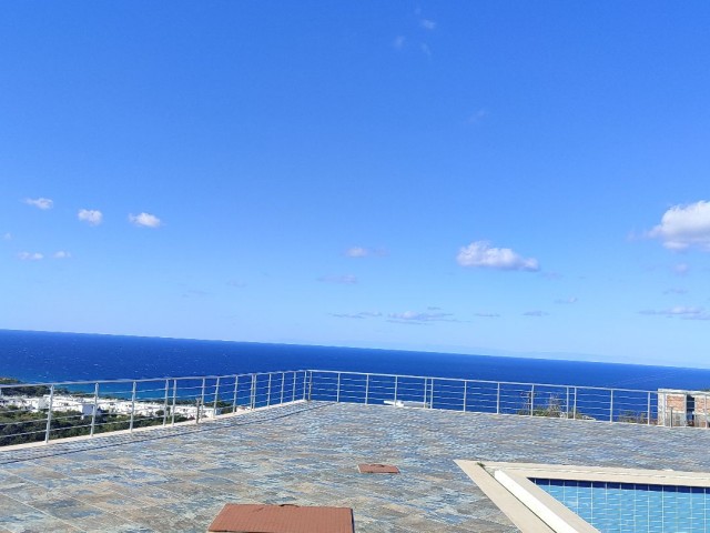 4+1 luxury villa for sale in the Kyreniye Esentepe with magic Sea and mountain view 