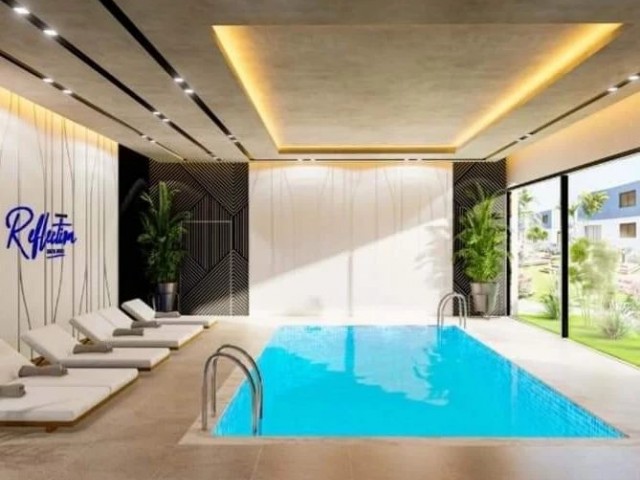 2+1 Luxus-Penthouse-Wohnung zum Verkauf mit Meer- und Bergblick
