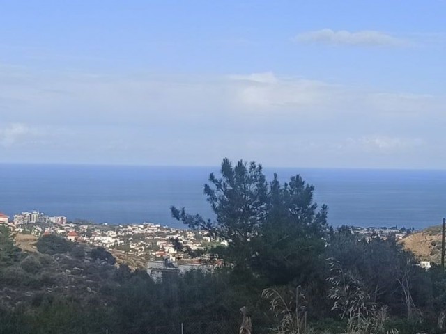 1.5 decare land for sale in Alsancak, with all infrastructures completed, with an unforgettable view