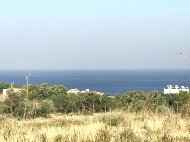 Girne Karşıyaka'da Türk koçanlı, villa yapmaya uygun mükemmel deniz ve dağ manzarasına sahip arazi. İnşaat karşılığı teklif alınır. 05338403555