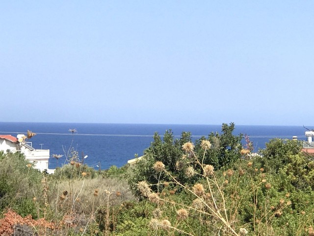 Turkish cob land with mountain and sea views in Kyrenia Karsiyaka.05338403555 ** 