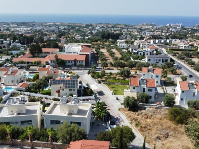 Kyrenia, Alsancak, close to Nejat British College, brand new semi-detached villa with private swimming pool. For sale with its belongings. The equivalent cob is ready. Ready to move in.0533/0548 8403555