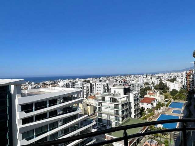 LUXURY 3+1 DUPLEX FOR RENT IN GIRNE CENTER WITH SEA VIEW