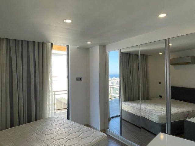 LUXURY 3+1 DUPLEX FOR RENT IN GIRNE CENTER WITH SEA VIEW