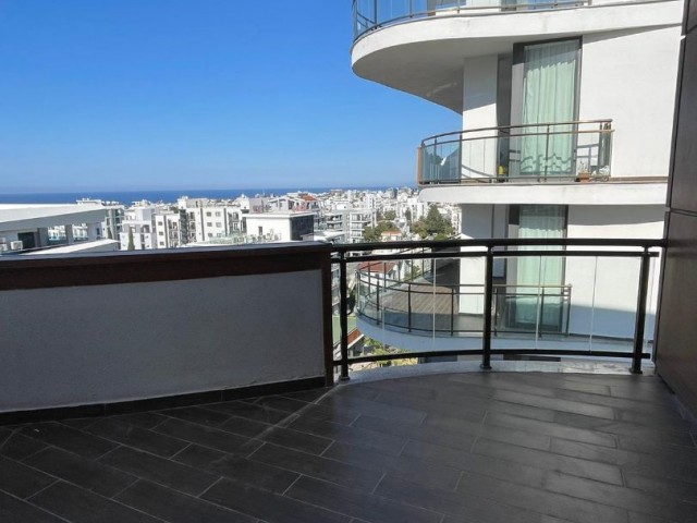 LUXURY 3+1 DUPLEX FOR RENT IN GIRNE CENTER WITH SEA VIEW