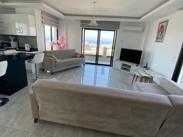 BEAUTIFUL 2 + 1  PENTHOUSE FOR RENT IN GIRNE MERKEZ