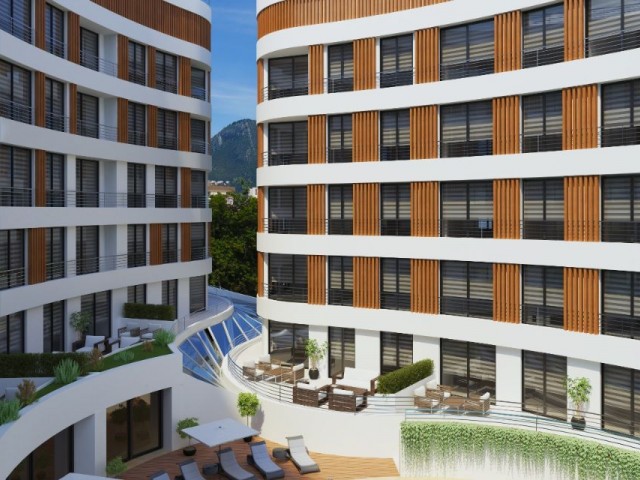 NEUE LUXUS-2+1-WOHNUNG IM KYRENIA CENTER ZU VERKAUFEN