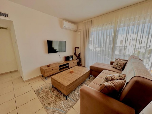 1+1 APARTMENT FOR SALE IN ALSANCAK WITH SHARED POOL AND SPACIOUS BALCONY