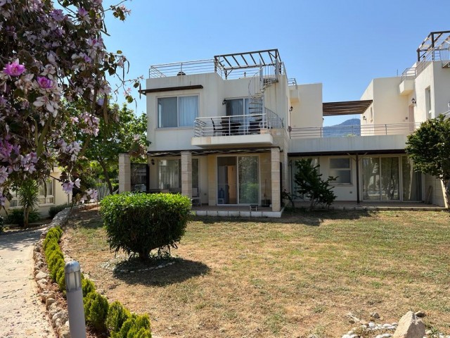 Spacious Fully Furnished Terraced Apartment in Front of the Ground Floor Garden Pool in Esentepe, Kyrenia ** 