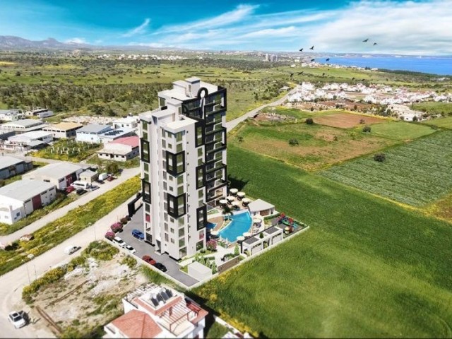 Luxury 2 and 3 bedroom apartments in iskele bahceler with sea view