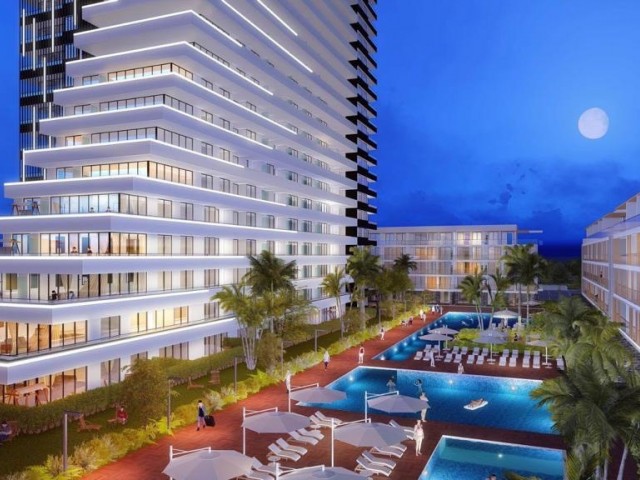 Iskele long beach’de grand sapphire 2+1 penthouse daire