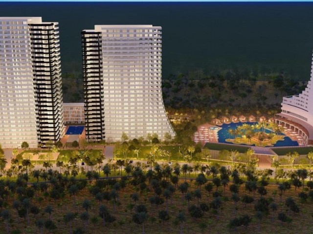 Iskele long beach’de grand sapphire 2+1 penthouse daire