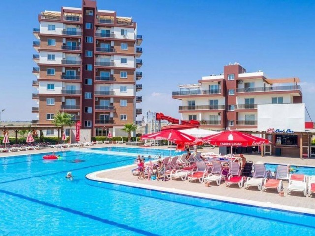 Iskele long beach’de satilik 1+1 full eşyali daire herşey içinde dahil 