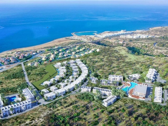 Girne’de deniz manzarali Özel havuzlu 4+2 müstakil dubleks villa 