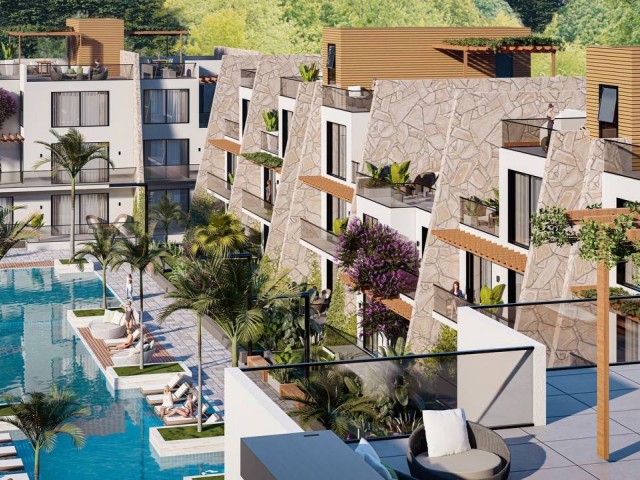 Luxury 2 bedroom large garden apartments in Famagusta 