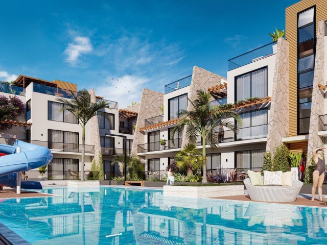 Luxury 2 bedroom large garden apartments in Famagusta 