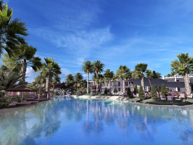 Luxury sea front 1 bedroom garden apartment in 5 star resort  with all facilities 