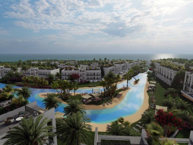 Luxury sea front 1 bedroom garden apartment in 5 star resort  with all facilities 