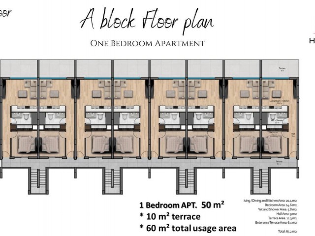 Luxury sea front 1 bedroom garden apartment in 5 star resort  with all facilities 