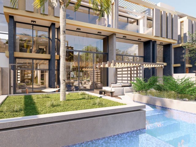 Gartengeschoss 2+1 Wohnung in einem ultra-luxuriösen Komplex in Iskele