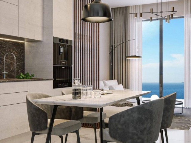 آپارتمان لوکس 3+2 دوبلکس با ساحل اختصاصی و منظره دریا پروژه ویژه با تمامی امکانات