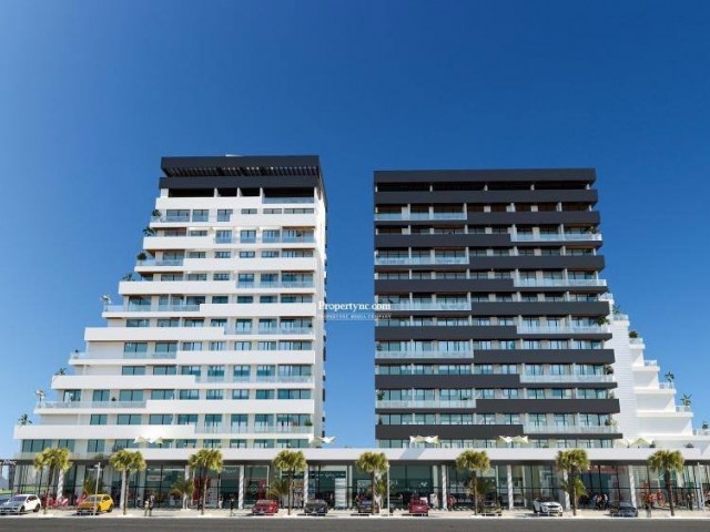 2+1 Wohnung mit Meerblick in Sky Sakarya im Zentrum von Famagusta