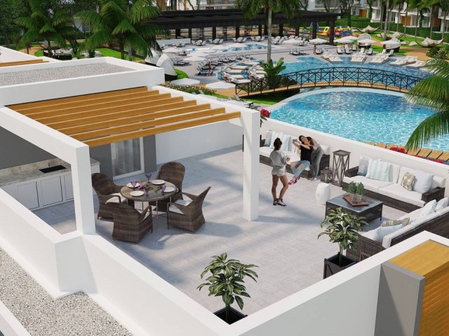 Zwei-Zimmer-Wohnung in Vier-Jahreszeiten-Lebensphase 3, eines der luxuriösesten Strandprojekte
