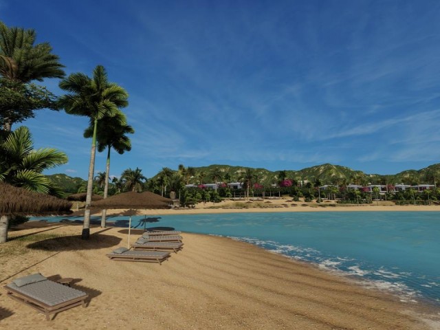 Ultra luxury detached seafront 3 bedroom villa with 5 star hotel facilities