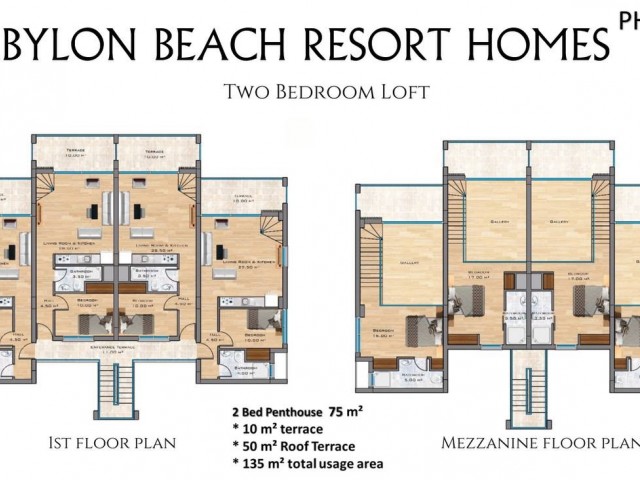 Luxury beachfront two bedroom loft apartment with 5 star hotel facilities 