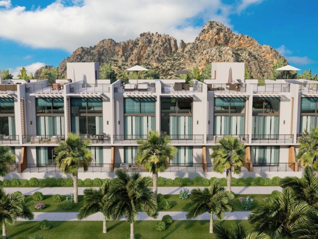 Girne esentepe’de 2+1 deniz manzarali loft penthouse daire