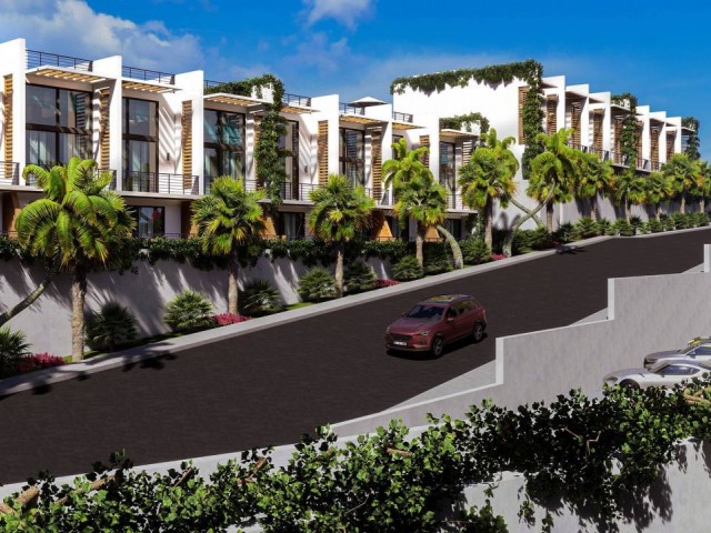 Girne esentepe’de 2+1 deniz manzarali loft penthouse daire