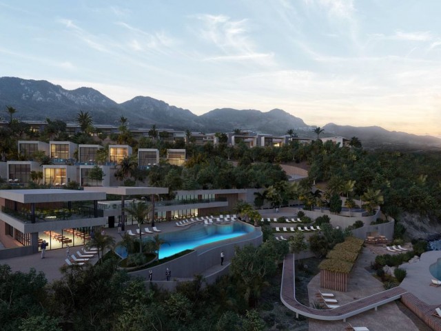 Superluxuriöses Studio-Penthouse direkt am Meer in Kyrenia Esentepe mit allen Einrichtungen