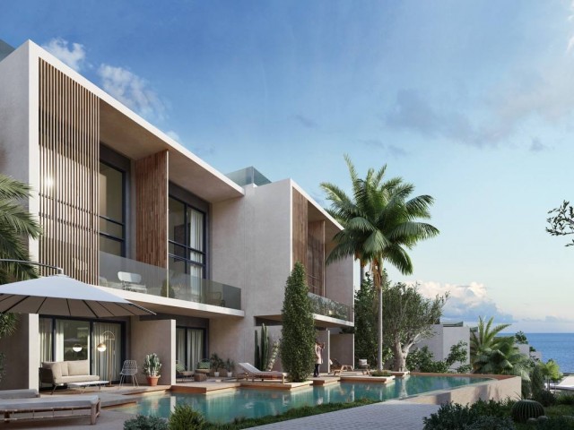 4 bedroom detached duplex villa with private beach and pool in the must luxurious project in esentepe 