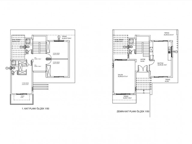 Ultra luxury 3 bedroom duplex detached villa with private pool in famagusta