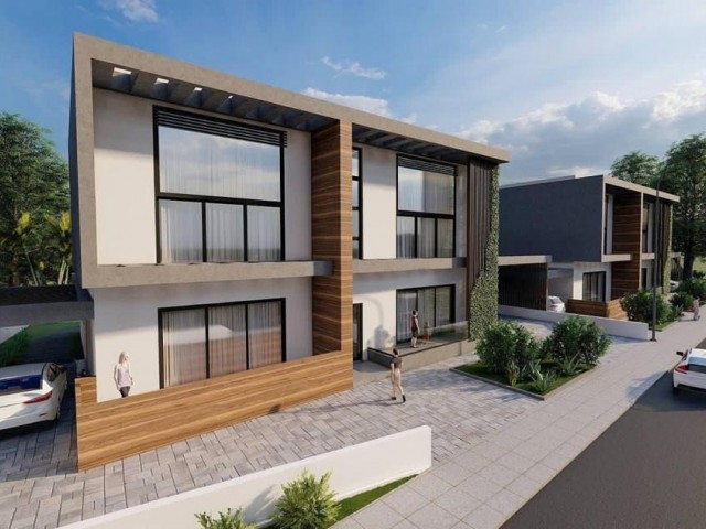 Luxuriöse Loft-Wohnung mit 2 Schlafzimmern in der Gegend von Famagusta Yenibogaz