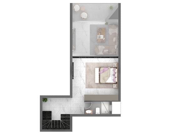 Girne Esentepe’de 1+1 lüks loft daire