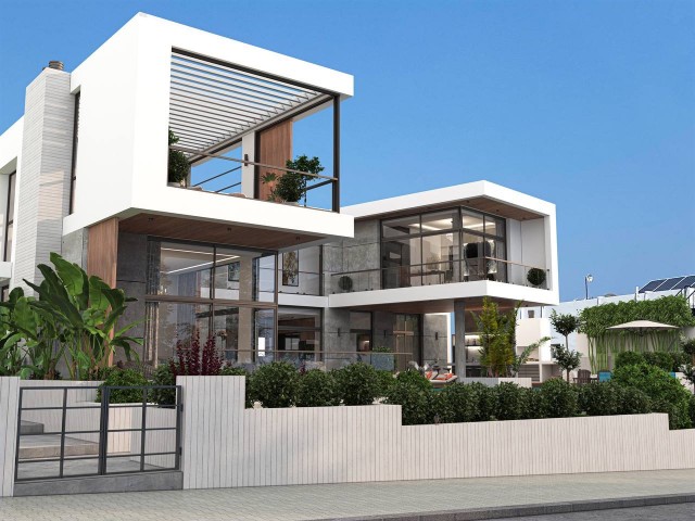 Luxurious 5 bedroom duplex villa with private pool in girne bellapais