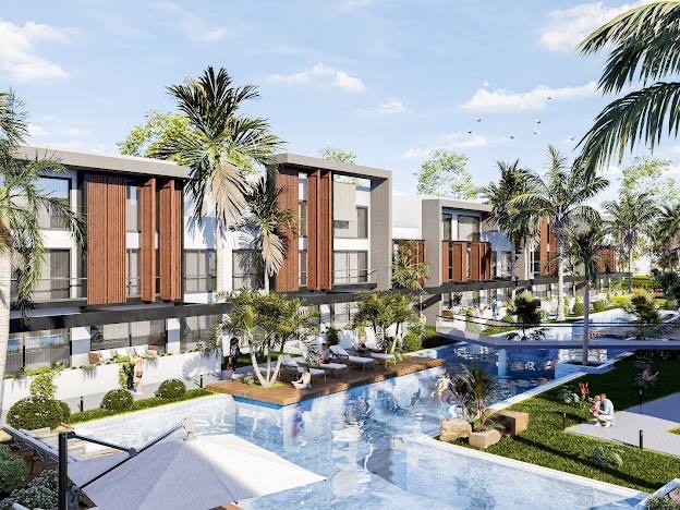 Luxurious 2 bedroom villas apartment in famagusta Yeniboğaziçi 