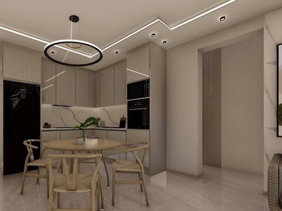 Iskele’de deniz manzaralı çok özel projede 1+1 loft daire 