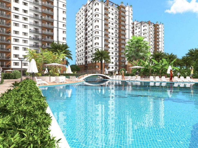 Luxurious 1 bedroom apartment with 7 years payment plan in iskele bogaz